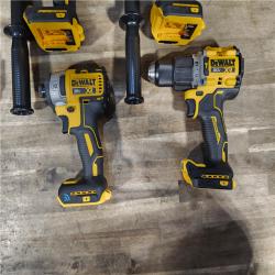 HOUSTON LOCATION - AS-IS DEWALT 4 TOOL COMBO KIT W/ (2) BATTERY & CHARGER