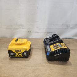 AS-IS- DEWALT 20-Volt Maximum XR 5.0 Ah Battery Pack and Charger Kit