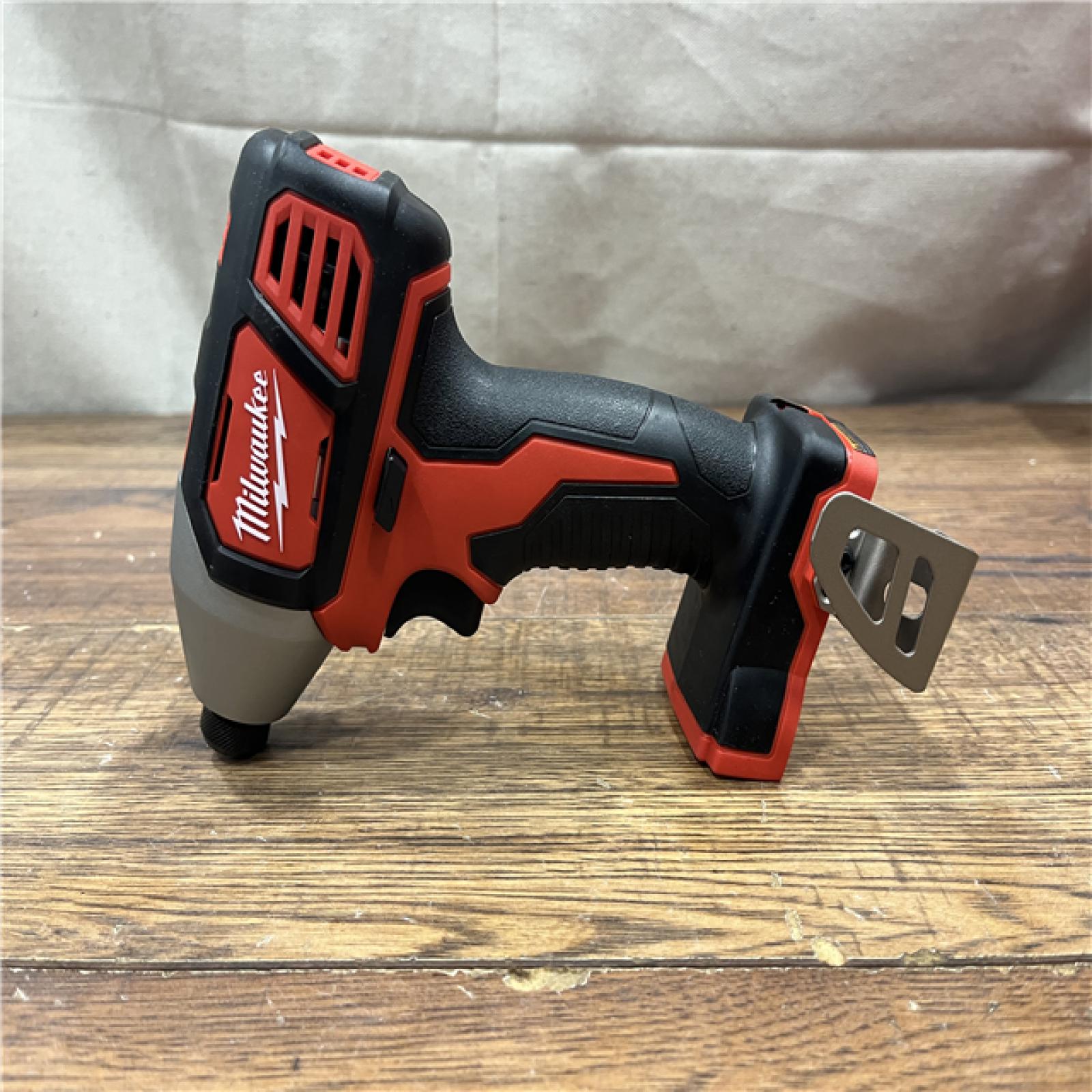 AS-IS MILWAUKEE M18 18V Lithium-Ion Cordless Combo Tool Kit with Two 3.0Ah Batteries, 1-Charger, 1-Tool Bag (4-Tool)