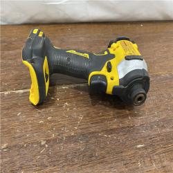 AS-IS DEWALT ATOMIC 20V MAX Lithium-Ion Cordless 1/4 in. Brushless Impact Driver Kit, 5 Ah Battery, Charger, and Bag