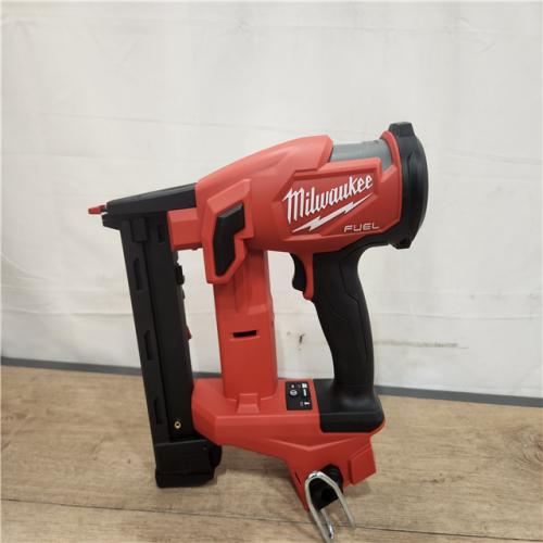AS-IS- Milwaukee FUEL 18-Volt Lithium-Ion Brushless Cordless 18-Gauge 1/4 in. Narrow Crown Stapler (Tool-Only)