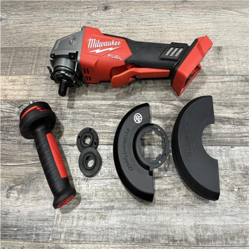 AS-IS Milwaukee FUEL 18V Lithium-Ion Brushless Cordless 4-1/2 in./5 in. Grinder w/Paddle Switch (Tool-Only)