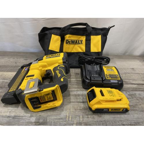 AS-IS DEWALT ATOMIC 20V MAX Lithium Ion Cordless 23 Gauge Pin Nailer Kit
