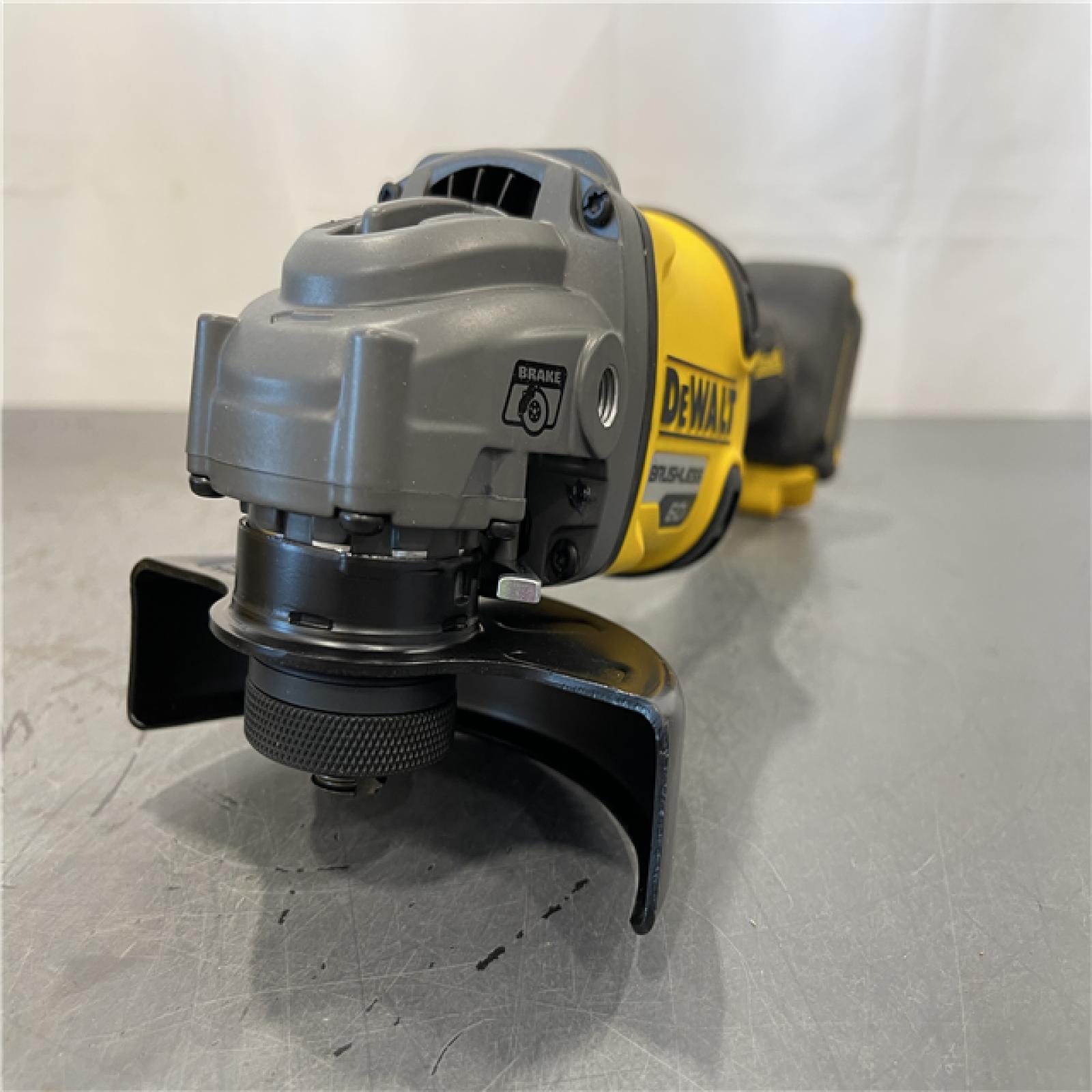 AS-IS - DEWALT FLEXVOLT 60V MAX Cordless Brushless 4.5 in. to 6 in. Small Angle Grinder with Kickback Brake