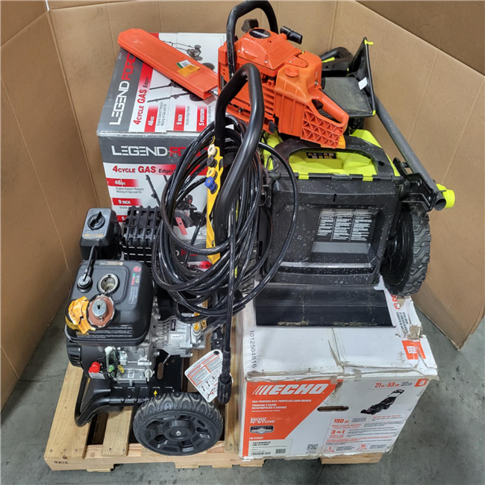 CALIFORNIA AS-IS OUTDOOR POWER EQUIPMENT