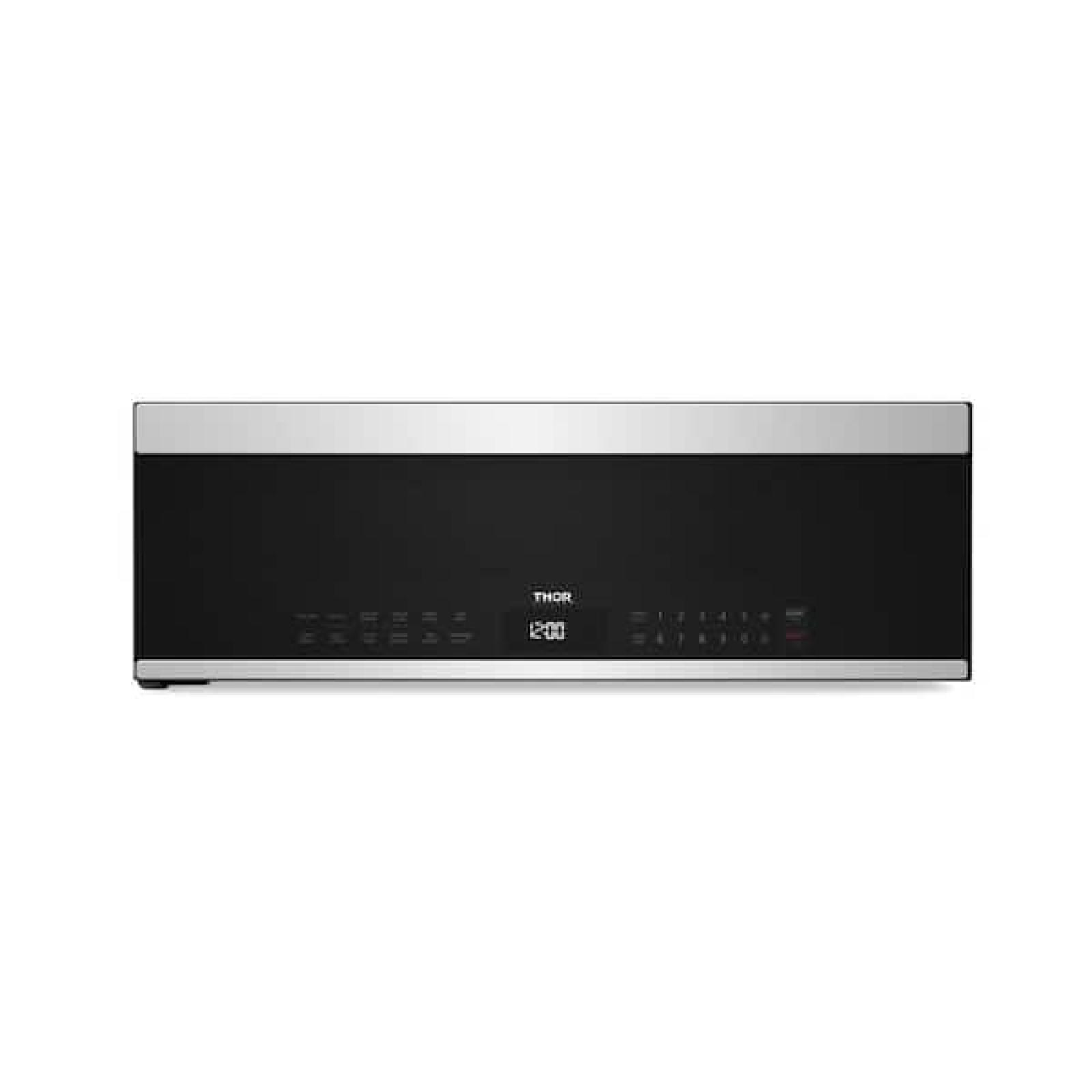 Phoenix NEW Thor Kitchen 30 in. Over-the-Range Microwave in Stainless Steel Charcoal with Low Profile, Vent and Sensor Cook