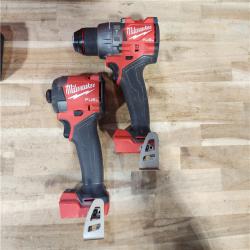 HOUSTON LOCATION - AS-IS Milwaukee FUEL 18V Lithium-Ion Brushless Cordless Hammer Drill and Impact Driver Combo Kit