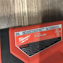 AS-IS Milwaukee 12-Volt Lithium-Ion Cordless 3/8 in. Crown Stapler (Tool-Only)