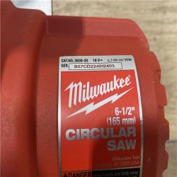 AS-IS Milwaukee 18V Lithium-Ion Cordless 6-1/2 in. Circular Saw (Tool-Only)