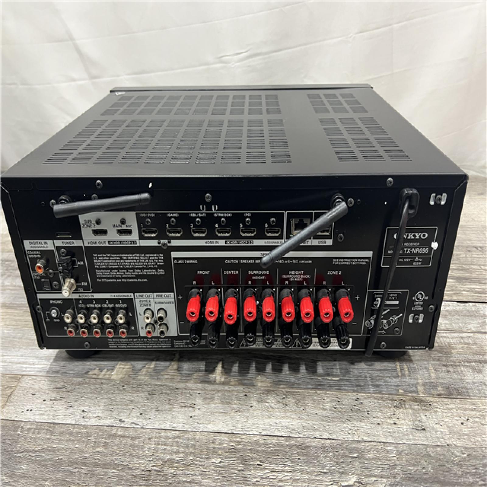 AS-IS Onkyo TX-NR6100 7.2 Channel 8K Smart AV Receiver