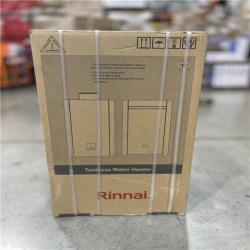 DALLAS LOCATION - Rinnai High Efficiency Non-Condensing 6.6 GPM Residential 160 000 BTU Interior Propane Gas Tankless Water Heater