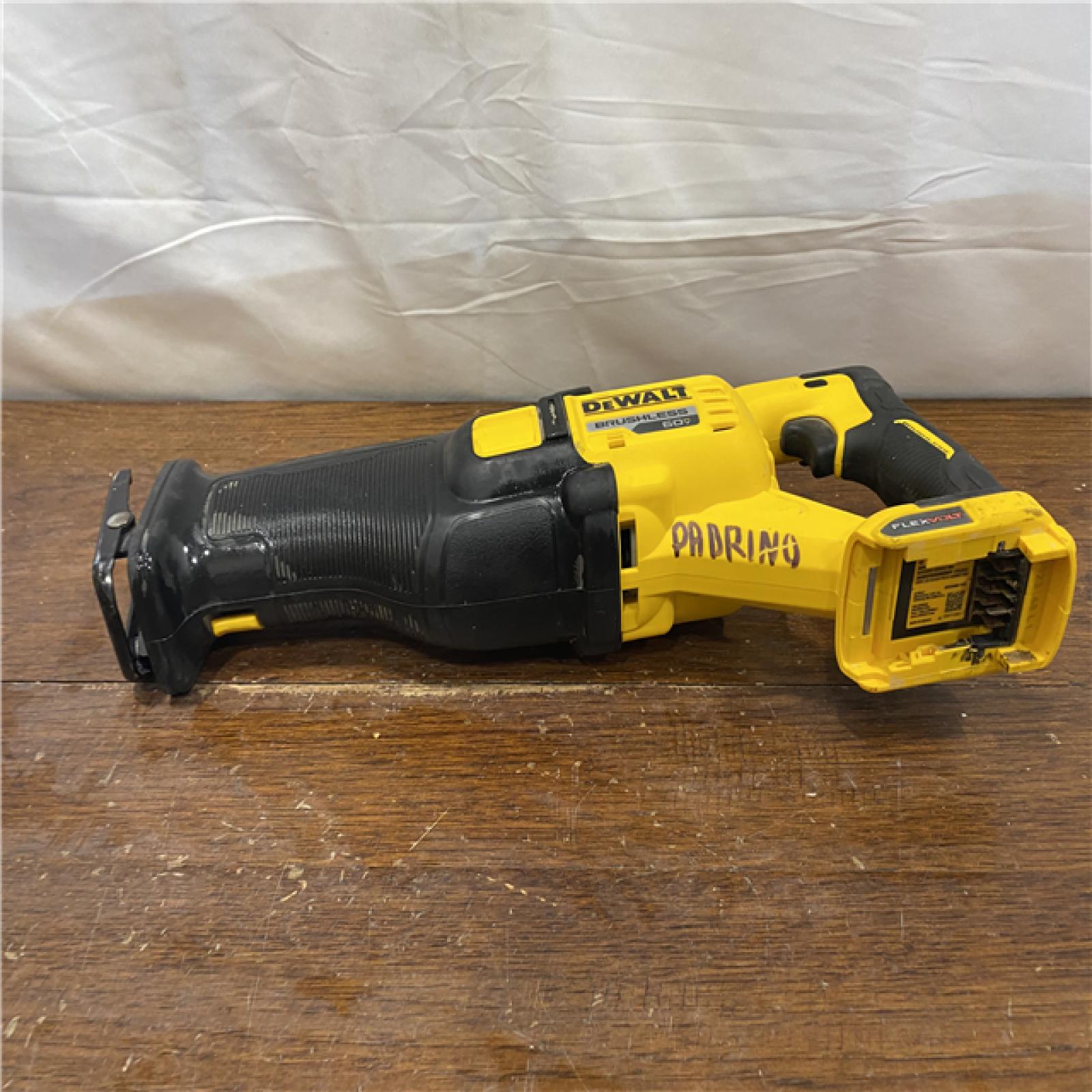 AS-IS DeWalt DCS389B FLEXVOLT 60V MAX Cordless Brushless Reciprocating Saw (Tool-Only)
