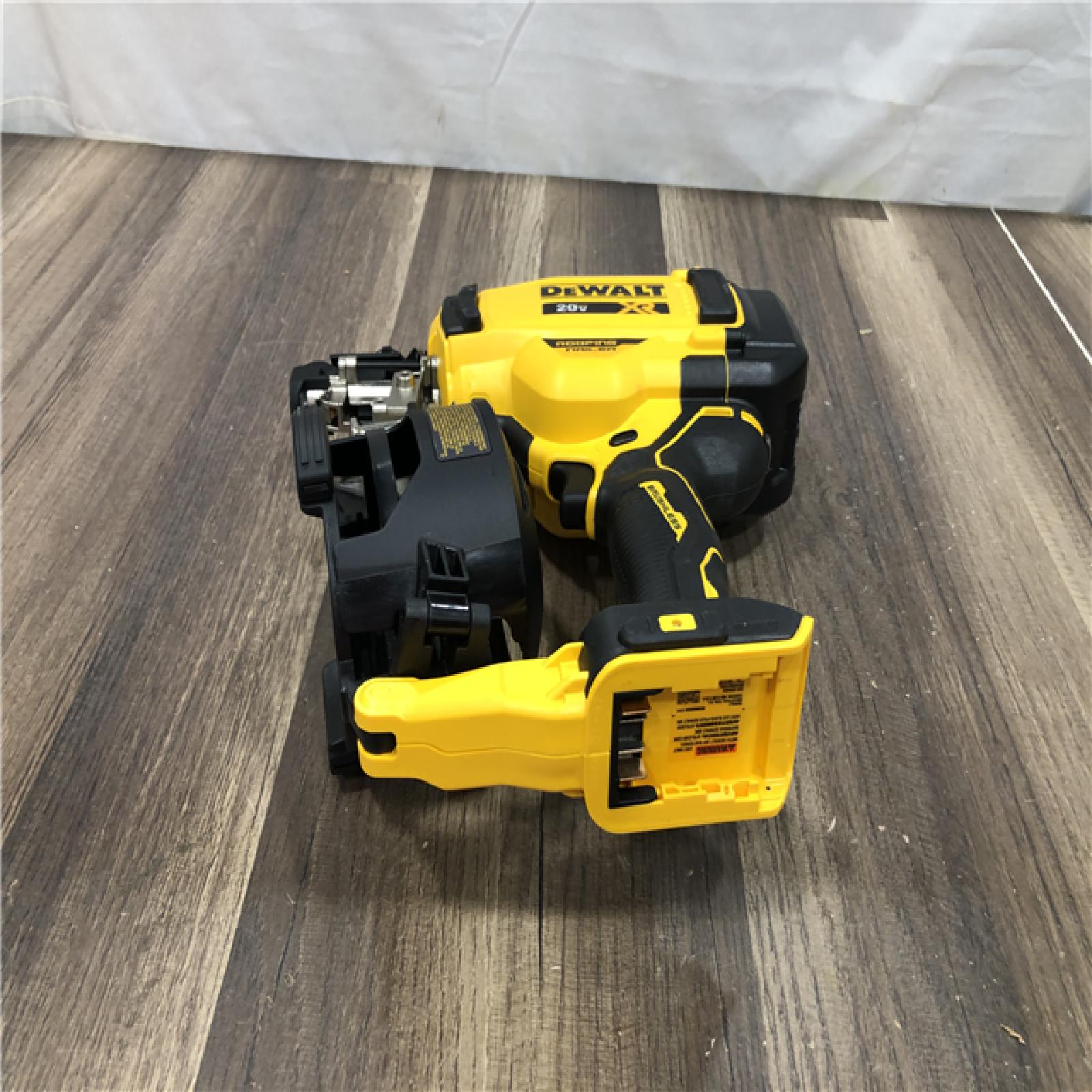 AS-IS DEWALT 20V MAX 15-Degree Electric Cordless Roofing Nailer (Tool Only)