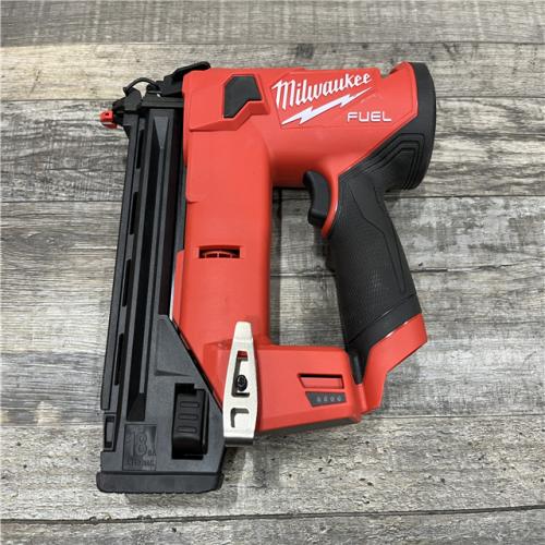 AS-IS Milwaukee FUEL 12-Volt Lithium-Ion Brushless Cordless 18-Gauge 1-1/2 in. Compact Brad Nailer (Tool Only)