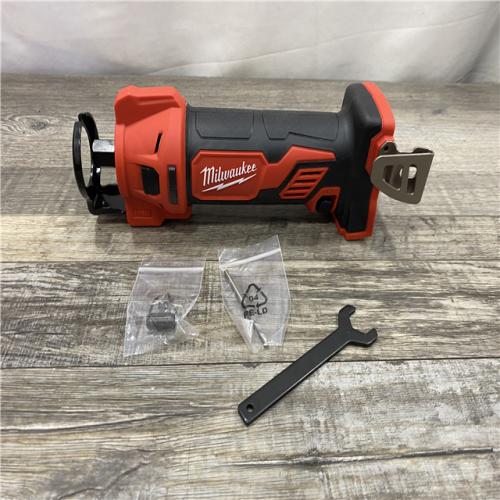 AS-IS Milwaukee 18V Lithium-Ion Cordless Drywall Cut Out Rotary Tool (Tool-Only)