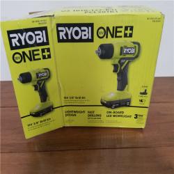 CALIFORNIA AS-IS RYOBI ONE+18V 3/8 DRILL KIT(TOOL ONLY)