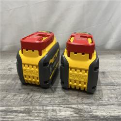 AS-IS DEWALT FLEXVOLT 20V/60V MAX Lithium-Ion 6.0Ah Battery Pack (2 Pack)