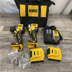 AS-IS DEWALT ATOMIC 20-Volt MAX Lithium-Ion Cordless Combo (2-Tool) Kit