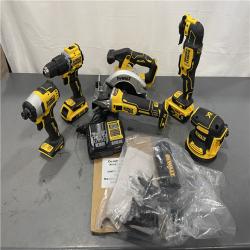 AS-IS - DEWALT 20-Volt MAX ToughSystem Lithium-Ion 6-Tool Cordless Combo Kit