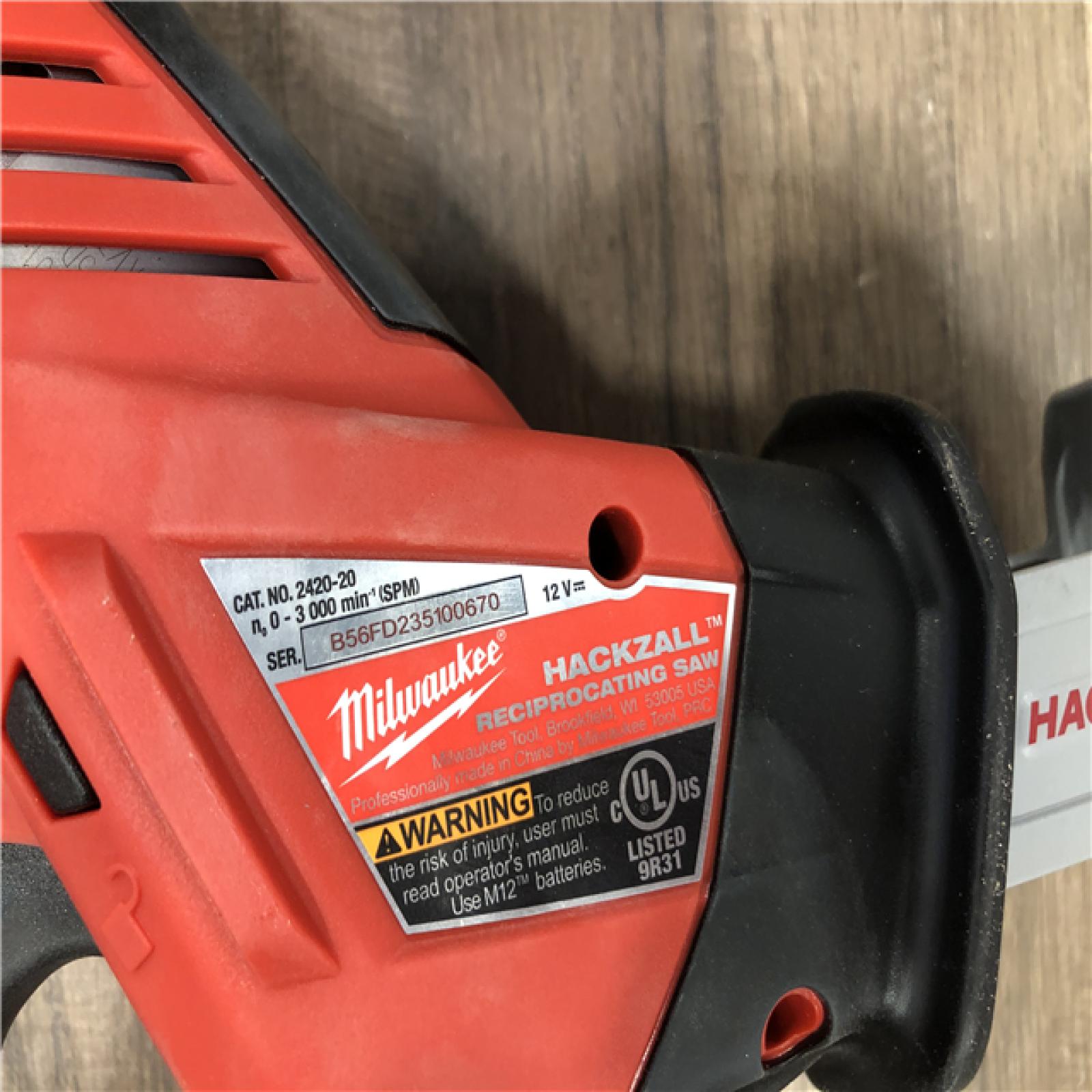 AS-IS Milwaukee 12V Lithium-Ion HACKZALL Cordless Reciprocating Saw Kit