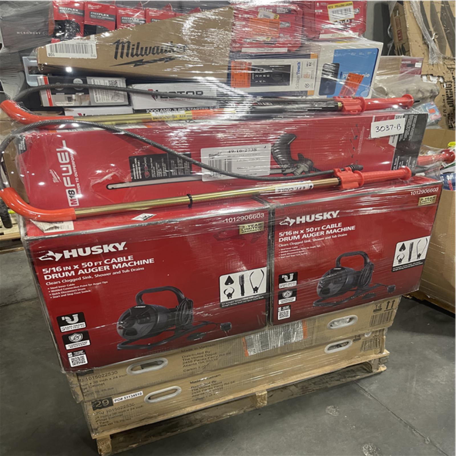 Atlanta Location As-Is Tools & More Partial Truckload (12 pallets) 3037-B