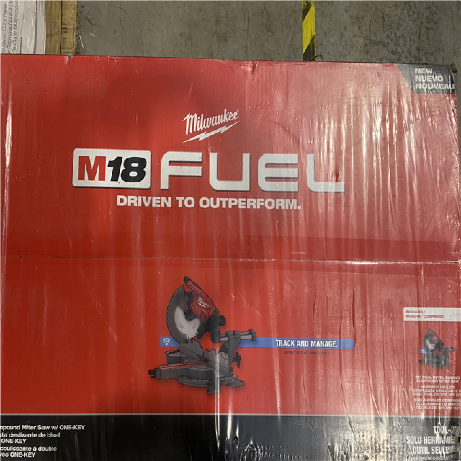 NEW- M18 FUEL 18V Lithium-Ion Brushless Cordless 12 in. Dual Bevel Sliding Compound Miter Saw (Tool-Only)