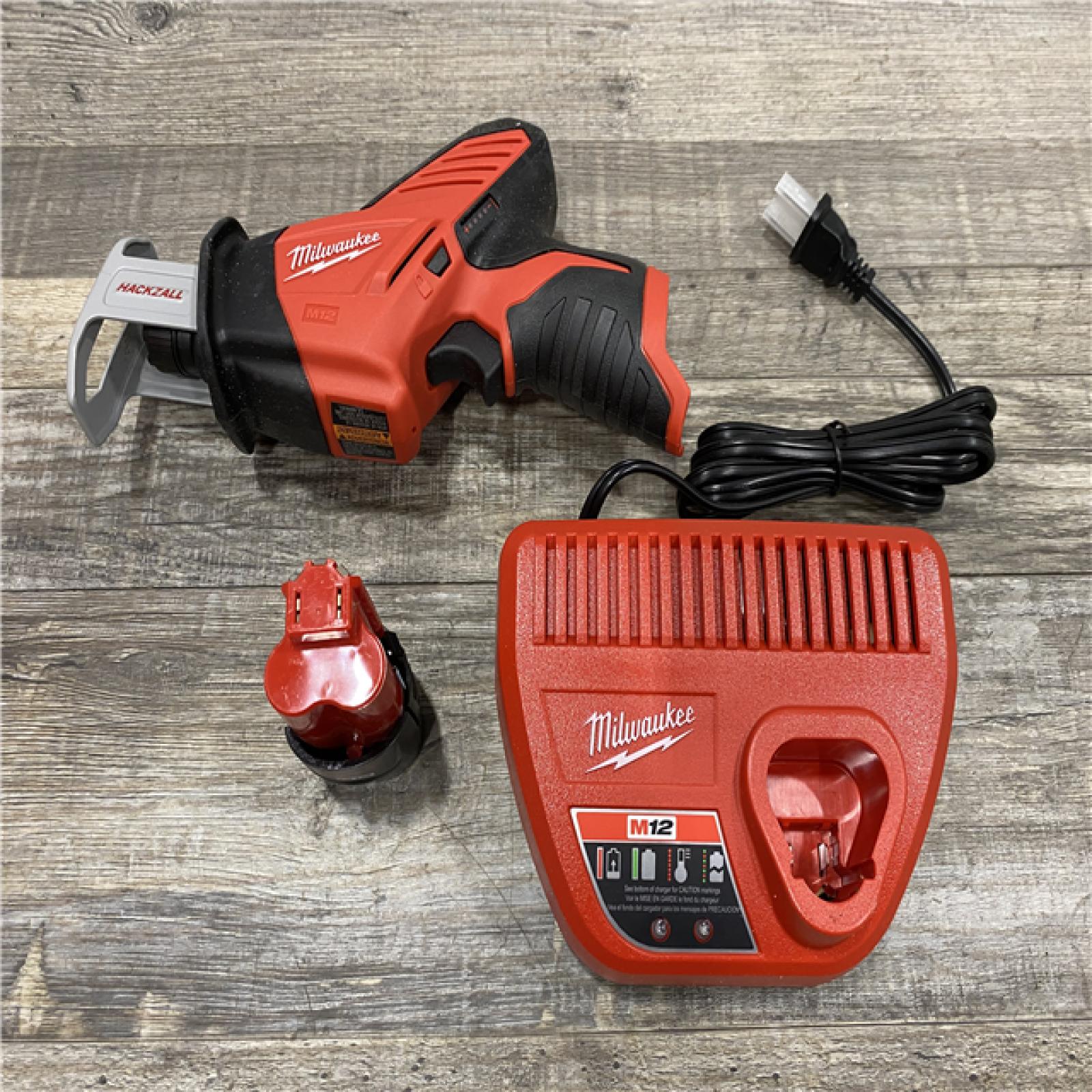 AS-IS Milwaukee 12V Lithium-Ion HACKZALL Cordless Reciprocating Saw Kit
