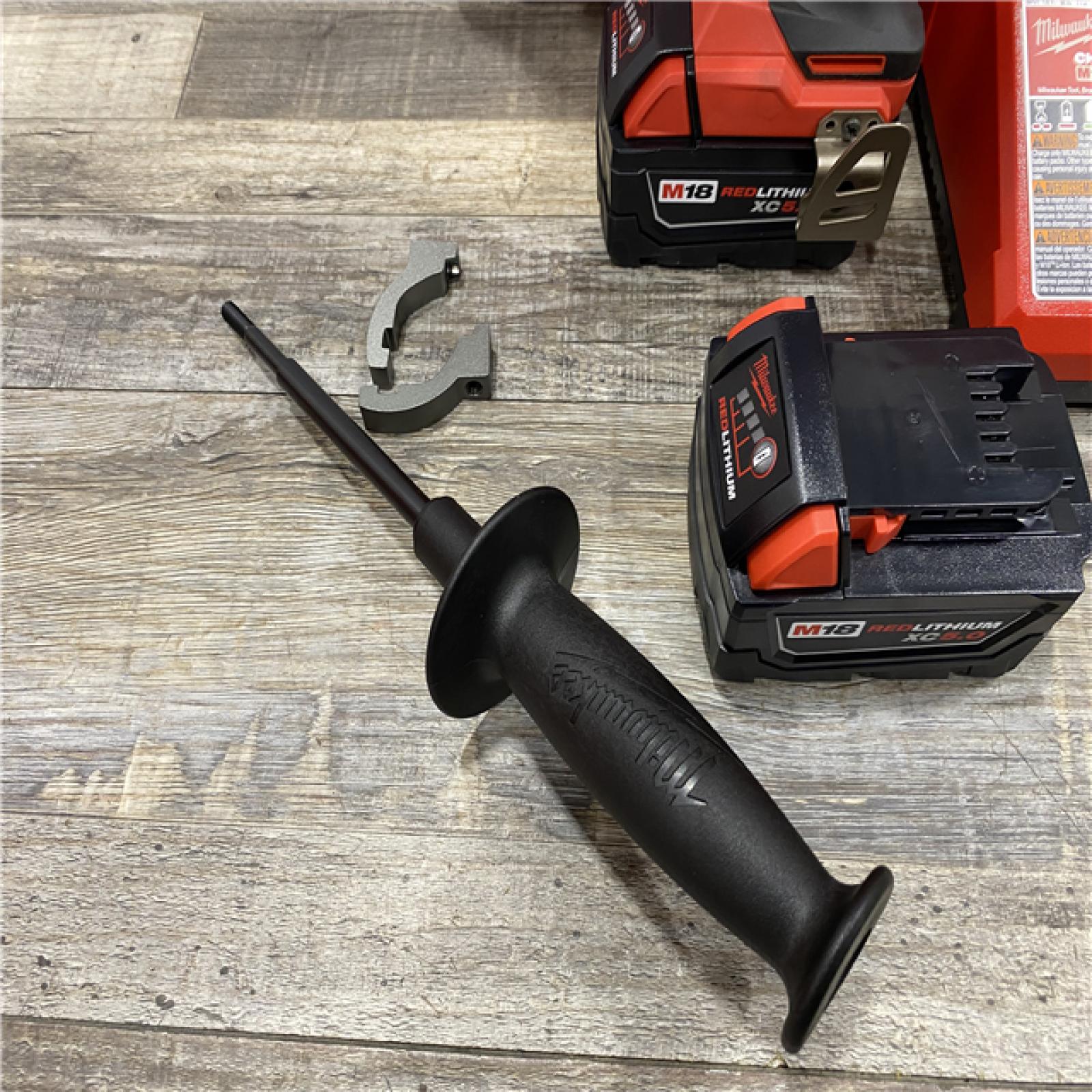 AS-IS Milwaukee FUEL 18V Lithium-Ion Brushless Cordless 1/2 in. Hammer Drill Driver Kit