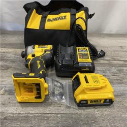 AS-IS DEWALT Atomic 20V Max Lithium-Ion Brushless Cordless Compact 1/4 in. Impact Driver Kit