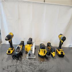 AS-IS- Dewalt 20-Volt MAX ToughSystem Lithium-Ion 6-Tool Cordless Combo Kit