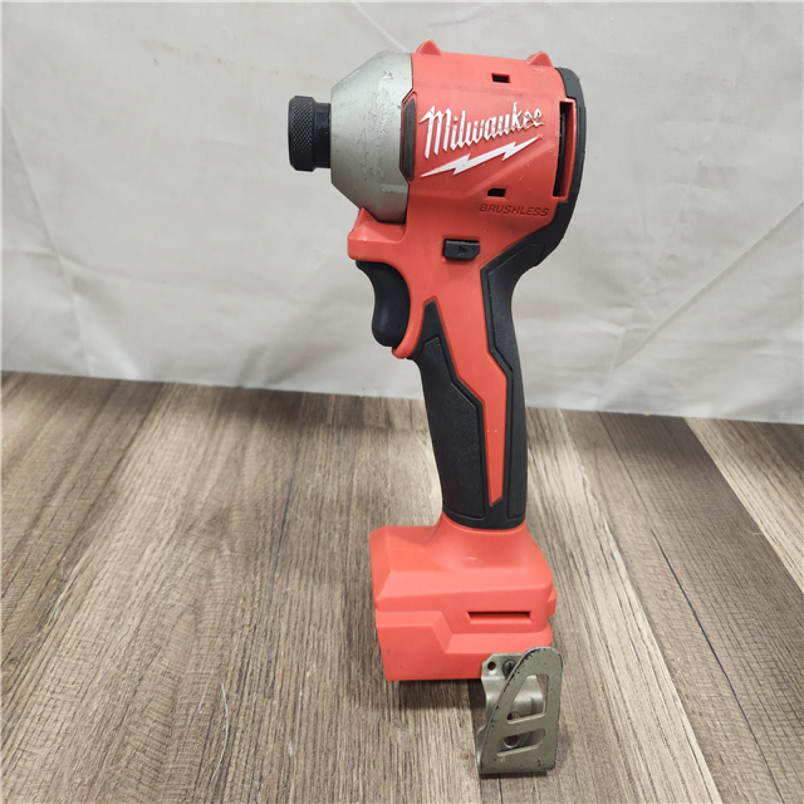 AS-IS- Milwaukee M18 18V Lithium-Ion Brushless Cordless 1/4 in. Compact Impact Driver (Tool Only)