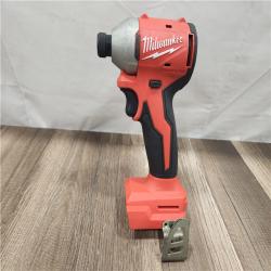 AS-IS- Milwaukee M18 18V Lithium-Ion Brushless Cordless 1/4 in. Compact Impact Driver (Tool Only)