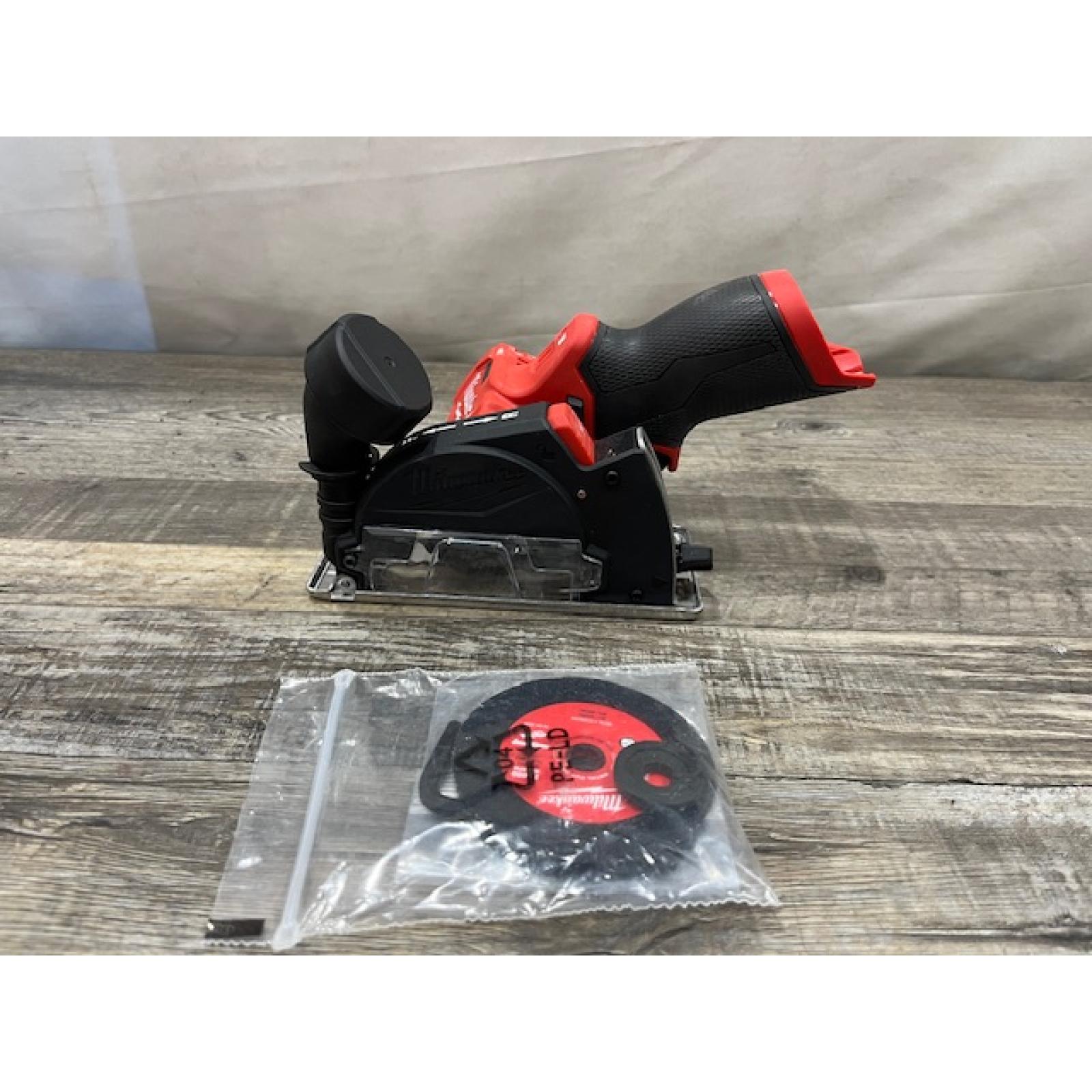 AS-IS Milwaukee FUEL 12V Lithium-Ion Brushless Cordless 3 in. Cut Off Saw (Tool-Only)