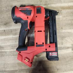 HOUSTON LOCATION - AS-IS (APPEARS LIKE NEW) MILWAUKEE FUEL 18-Volt Lithium-Ion Brushless Cordless 18-Gauge 1/4 in. Narrow Crown Stapler (Tool-Only)