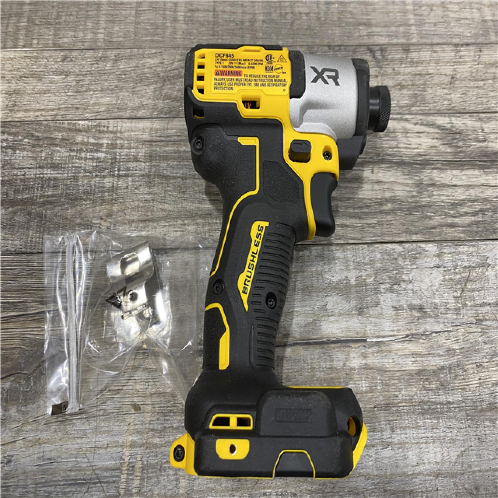 AS-IS DEWALT 20-Volt Maximum XR Cordless Brushless 1/4 in. 3-Speed Impact Driver (Tool-Only)