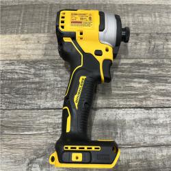 AS-IS DEWALT Atomic 20V Max Lithium-Ion Brushless Cordless Compact 1/4 in. Impact Driver Kit