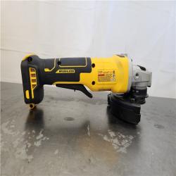AS-IS- DeWalt 20V MAX Cordless 4-1/2 in. Angle Grinder with Brake Tool Only