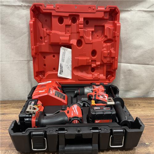 NEW Milwaukee M18 FUEL 18V Lithium-Ion Brushless Cordless Hammer Drill and Impact Driver Combo Kit (2-Tool) with 2 Batteries