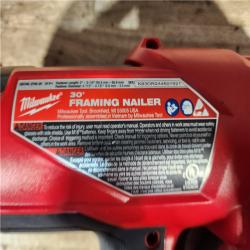 HOUSTON LOCATION - AS - IS Milwaukee FUEL 3-1/2 in. 18-Volt 30-Degree Lithium-Ion Brushless Cordless Framing Nailer (Tool-Only)