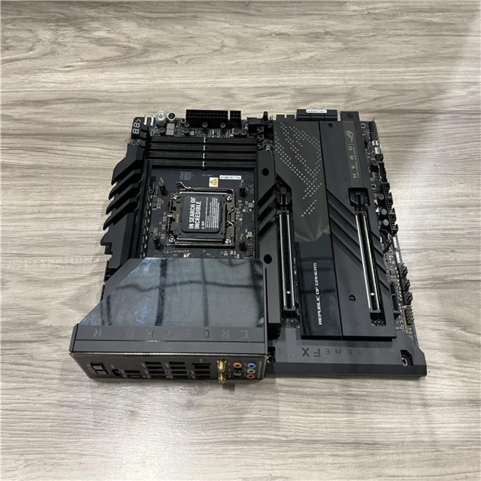 AS-IS ASUS ROG Crosshair X670E Hero AM5 ATX AMD Motherboard