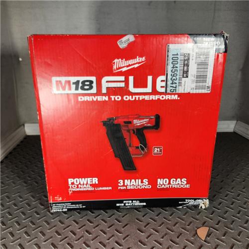 Houston Location - AS-IS Milwaukee 2744-20 21-Degree 3-1/2 Plastic Collated M18 FUEL Cordless Framing Nailer (Tool Only) - Appears IN LIKE NEW Condition