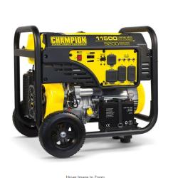 DALLAS LOCATION - Champion Power Equipment 11,500/9,200-Watt Gasoline Powered Electric Start Portable Generator