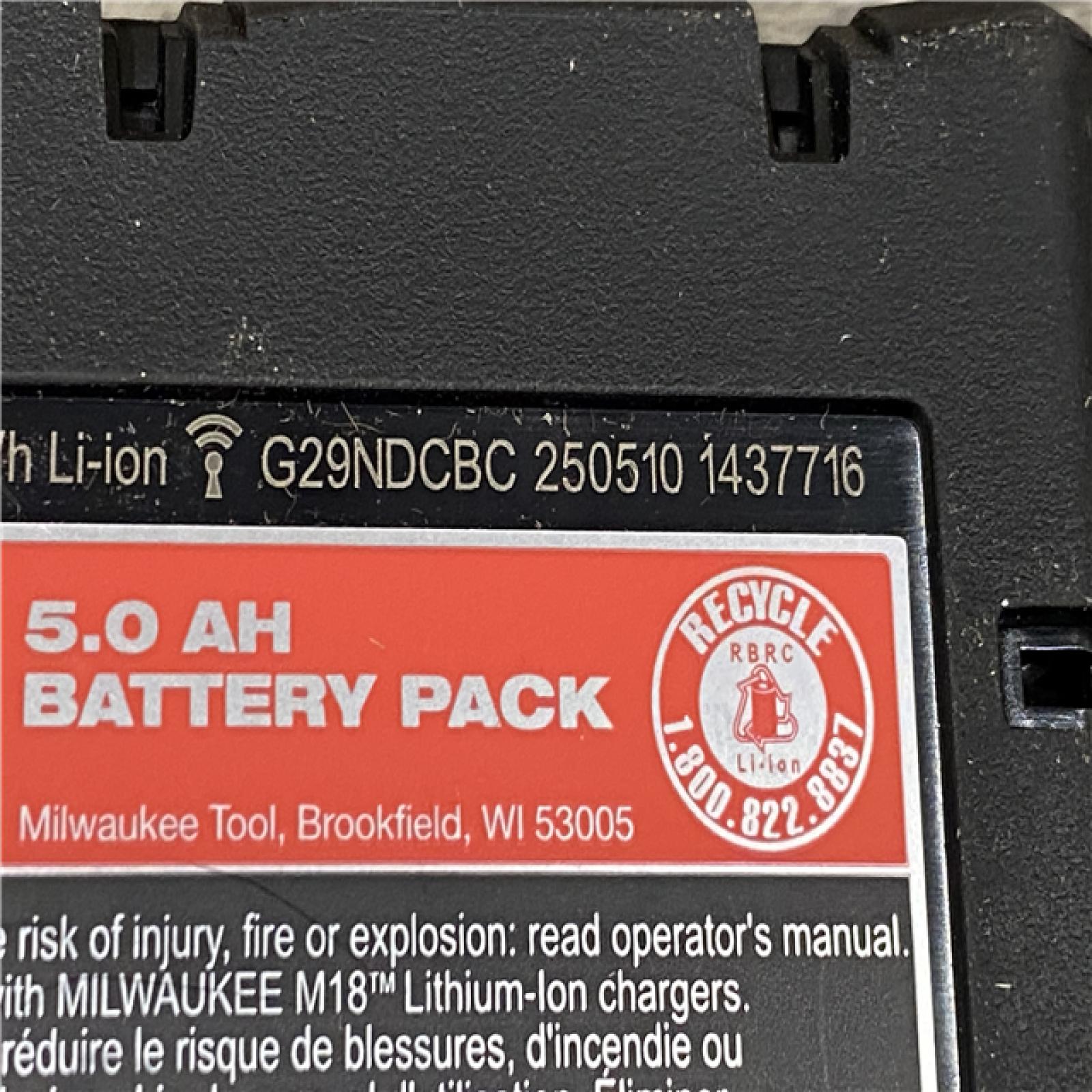 AS-IS Milwaukee FUEL 18V Lithium-Ion Brushless Cordless 1/2 in. Hammer Drill Driver Kit