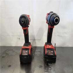 AS-IS- Milwaukee FUEL 18V Lithium-Ion Brushless Cordless Hammer Drill and Impact Driver Combo Kit