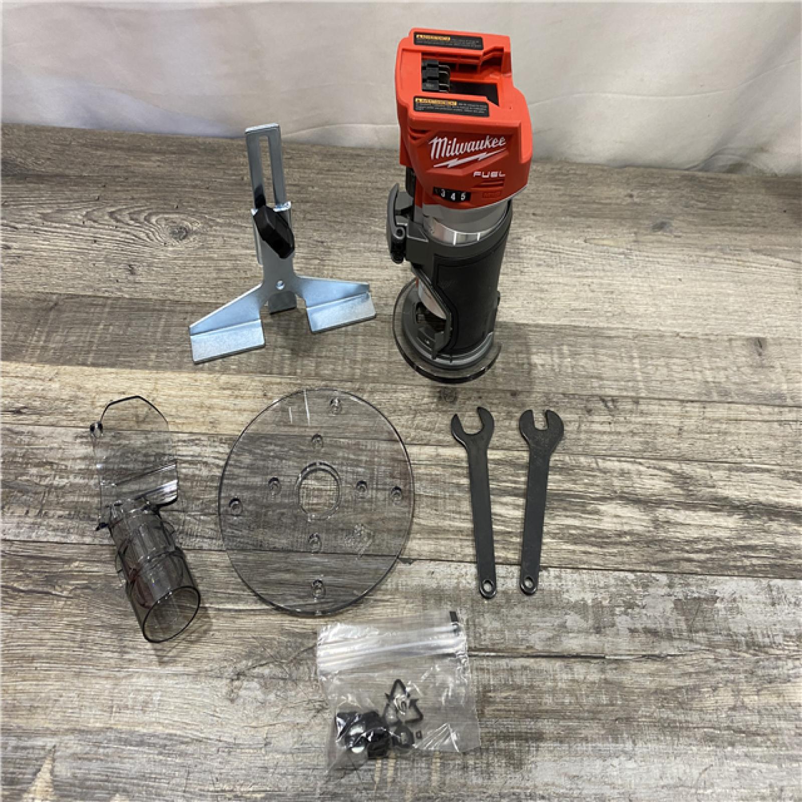 AS-IS Milwaukee  FUEL 18V Lithium-Ion Brushless Cordless Compact Router (Tool-Only)