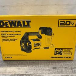 NEW - DEWALT 20V MAX Cordless Liquid Transfer Pump (Tool Only)