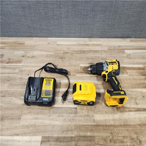 HOUSTON LOCATION - AS - IS DEWALT 20V Compact Cordless 1/2 in. Hammer Drill W/ BATTERY & CHARGER