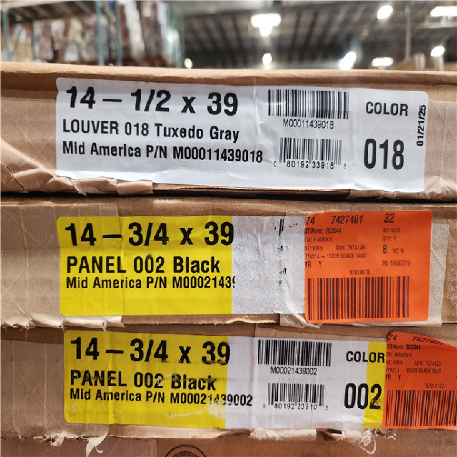 Phoenix Builders Edge Louvered Vinyl Exterior Shutters Pair Pallet (59-Boxes)