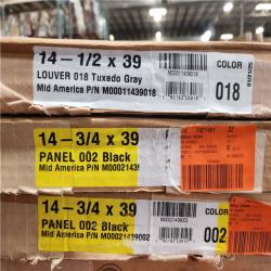 Phoenix Builders Edge Louvered Vinyl Exterior Shutters Pair Pallet (59-Boxes)