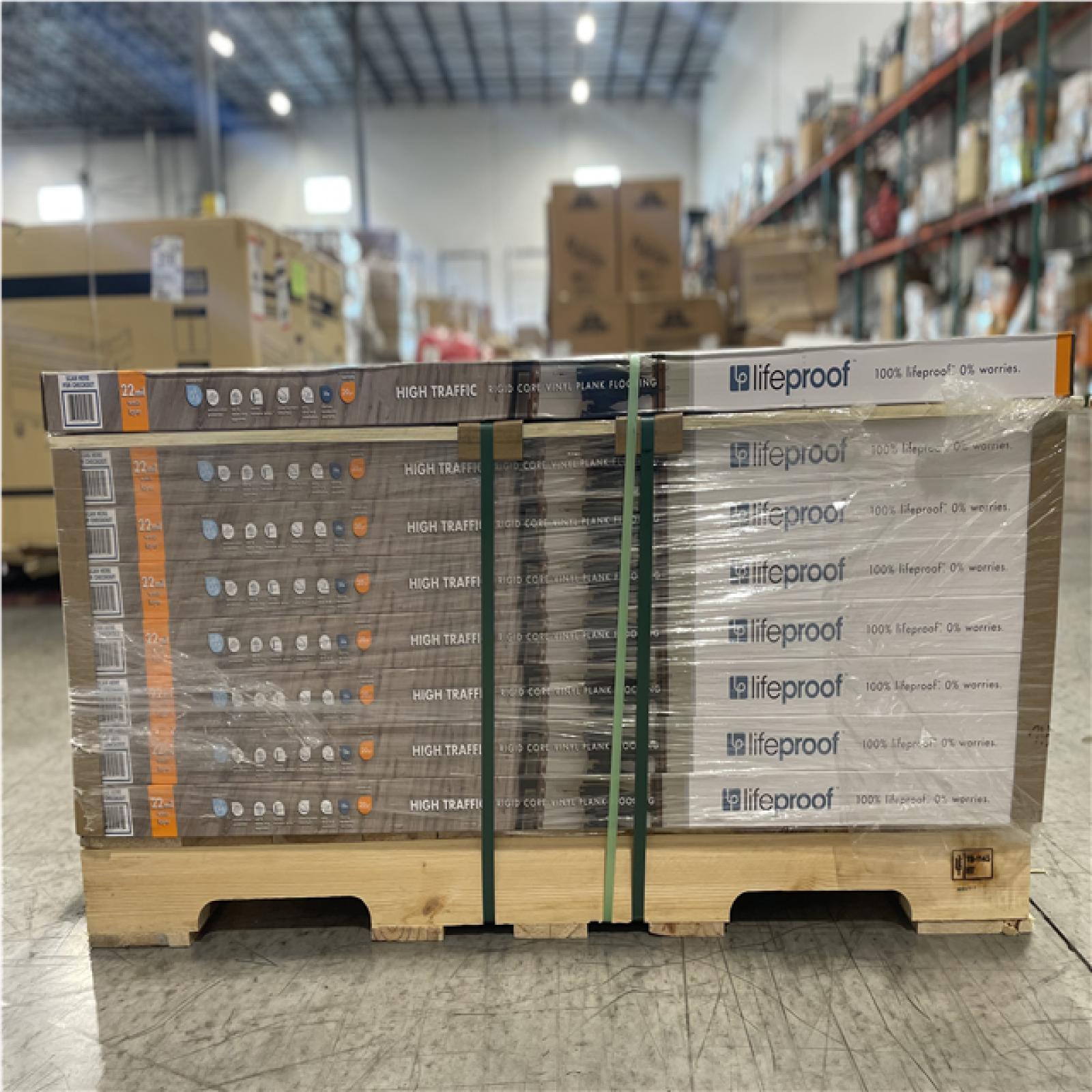 DALLAS LOCATION- LIFEPROOF Sterling Oak 22 MIL x 8.7 in. W x 48 in. L Waterprooff Vinyl Plank Flooring (20.1 sqft/case) (32 CASES)